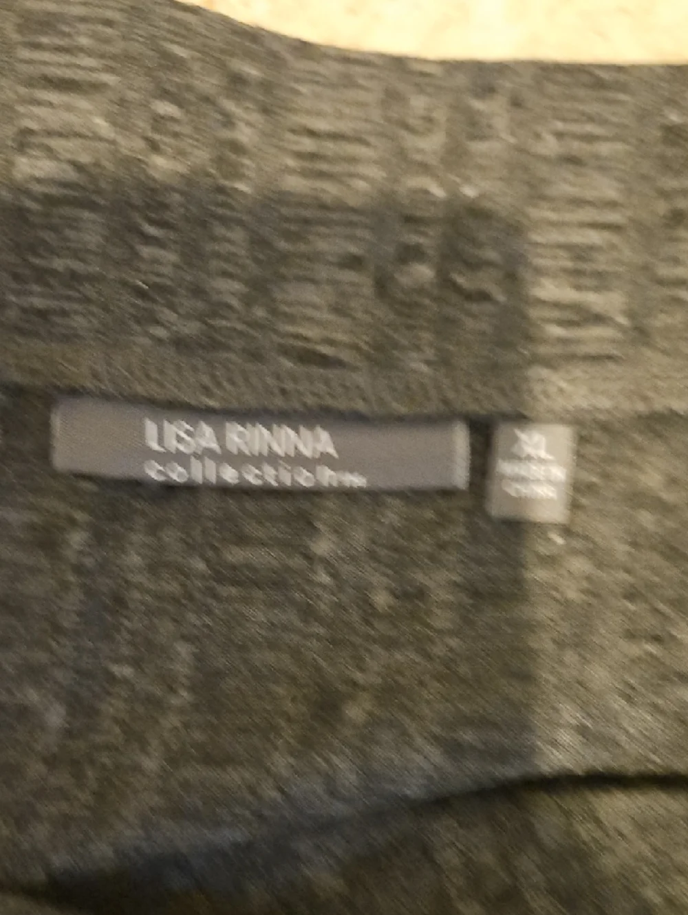 Lisa Rinna Collection Charcoal Ribbed Two-Piece Set - Picture 3 of 6